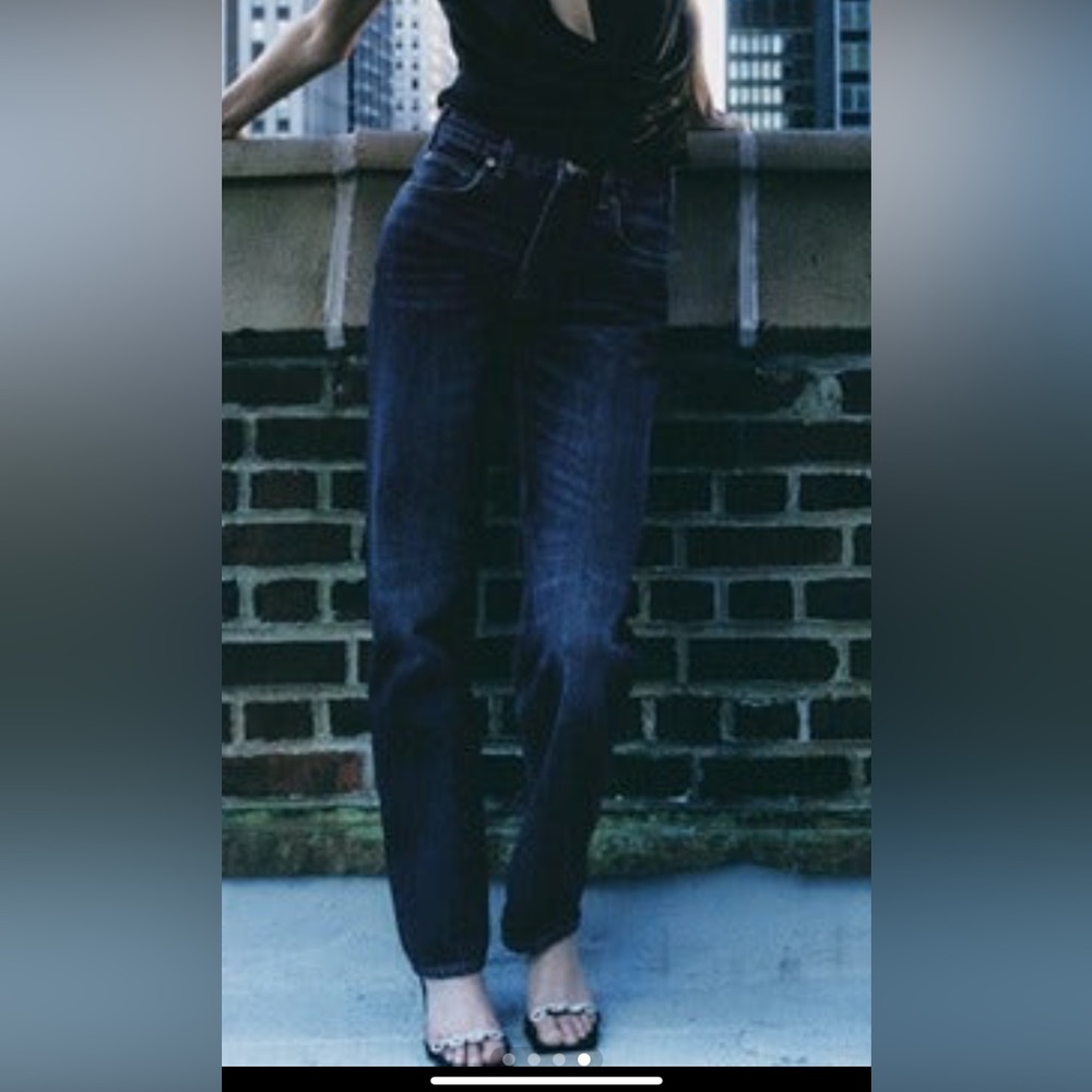 NWT ZARA ZW THE HIGH RISE SLIM JEAN